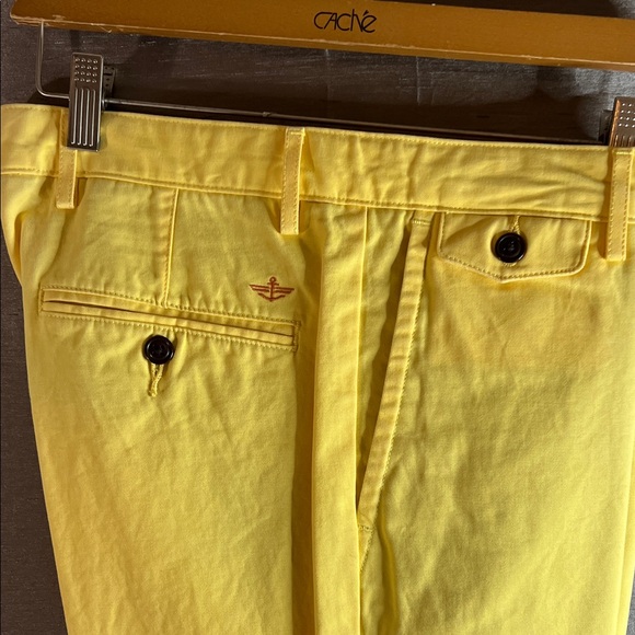 Dockers Sunny Yellow Field Khaki Cotton Pants..Size 32w/ 30L - Picture 4 of 5